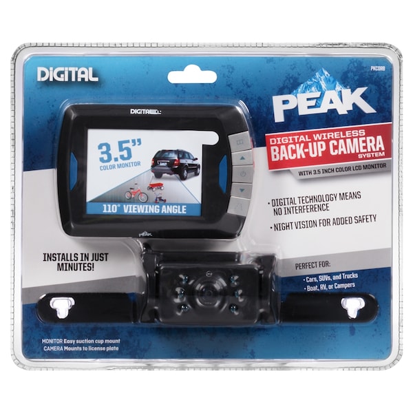 Old World Industries Peak Digital Wireless 3.5 In. Back-Up Camera Kit PKC0RB